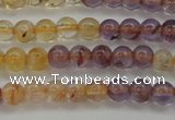 CAN101 15.5 inches 4mm round ametrine beads wholesale