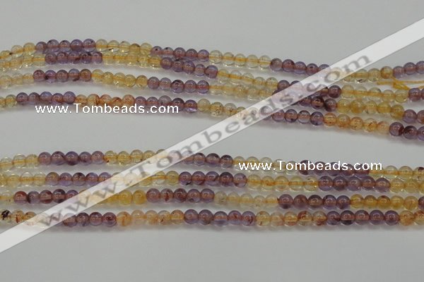 CAN101 15.5 inches 4mm round ametrine beads wholesale