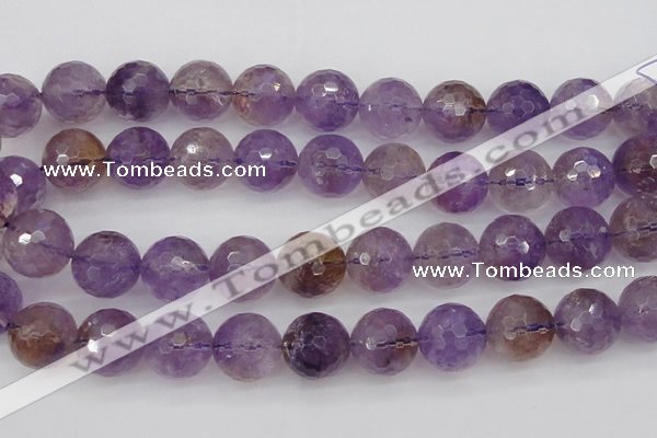 CAN156 15.5 inches 16mm faceted round natural ametrine beads