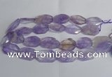 CAN175 20*30mm - 25*35mm twisted & faceted freeform ametrine beads