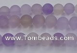 CAN200 15.5 inches 4mm round matte ametrine beads wholesale