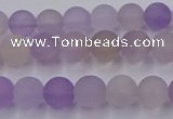 CAN201 15.5 inches 6mm round matte ametrine beads wholesale