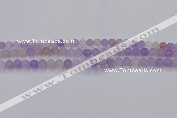 CAN201 15.5 inches 6mm round matte ametrine beads wholesale