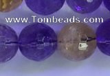 CAN227 15.5 inches 11mm faceted round ametrine beads wholesale