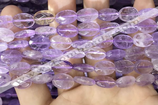 CAN236 15.5 inches 10*14mm faceted oval ametrine beads wholesale