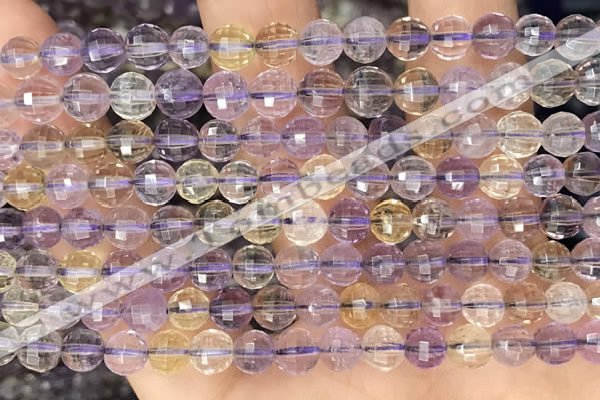 CAN252 15.5 inches 6mm pumpkin ametrine gemstone beads