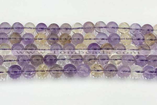 CAN262 15.5 inches 10mm round ametrine gemstone beads