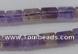 CAN27 15.5 inches 8*12mm column natural ametrine gemstone beads