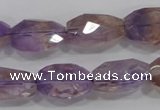 CAN29 15.5 inches 15*20mm faceted nugget natural ametrine beads