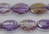 CAN33 15.5 inches 13*18mm faceted oval natural ametrine beads