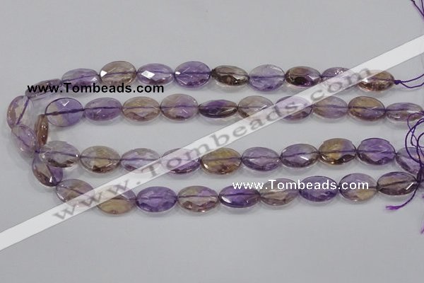 CAN33 15.5 inches 13*18mm faceted oval natural ametrine beads