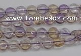 CAN40 15.5 inches 10mm flat round natural ametrine gemstone beads