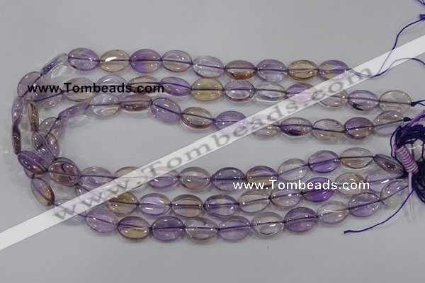 CAN49 15.5 inches 12*16mm oval natural ametrine gemstone beads