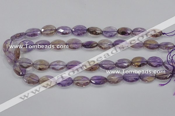 CAN57 15.5 inches 15*20mm faceted oval natural ametrine beads