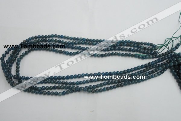 CAP201 15.5 inches 4mm round natural apatite gemstone beads