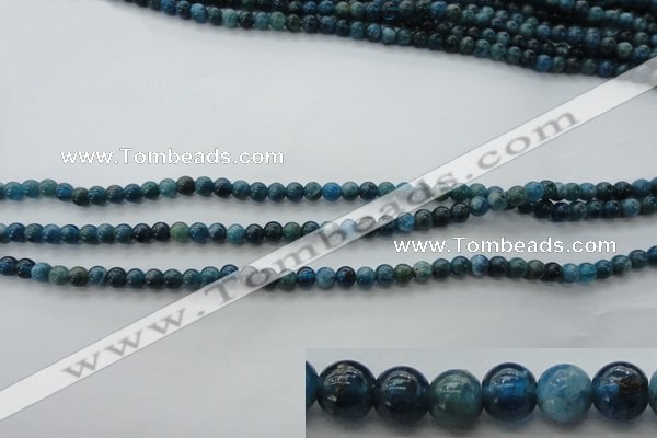 CAP300 15.5 inches 4mm round natural apatite gemstone beads