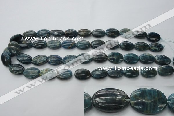 CAP323 15.5 inches 13*18mm oval natural apatite gemstone beads