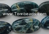 CAP326 15.5 inches 15*30mm oval natural apatite gemstone beads