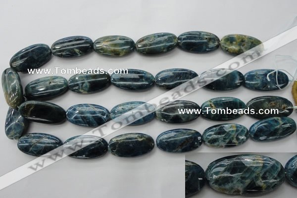 CAP326 15.5 inches 15*30mm oval natural apatite gemstone beads