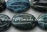 CAP327 15.5 inches 22*30mm oval natural apatite gemstone beads