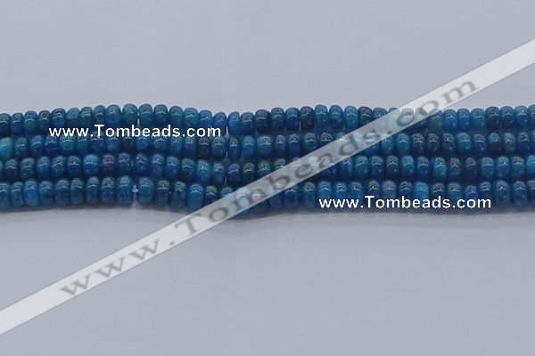 CAP369 15.5 inches 4*6mm rondelle apatite gemstone beads