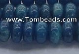 CAP371 15.5 inches 6*10mm rondelle apatite gemstone beads