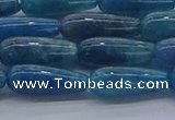 CAP376 15.5 inches 6*16mm teardrop apatite gemstone beads