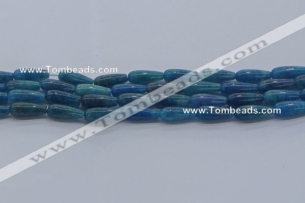 CAP376 15.5 inches 6*16mm teardrop apatite gemstone beads