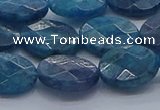 CAP390 15.5 inches 10*14mm faceted oval apatite gemstone beads