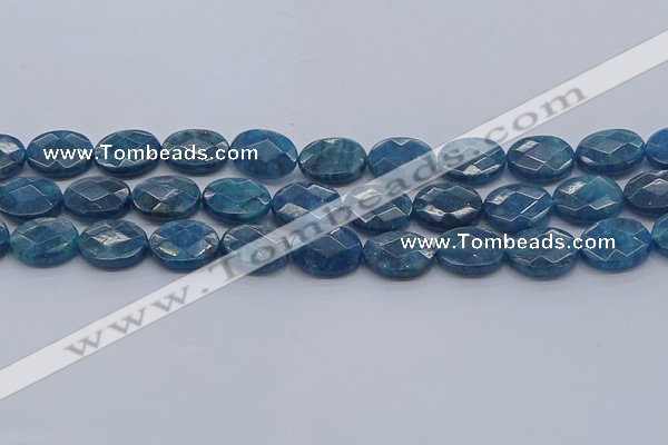 CAP391 15.5 inches 12*16mm faceted oval apatite gemstone beads