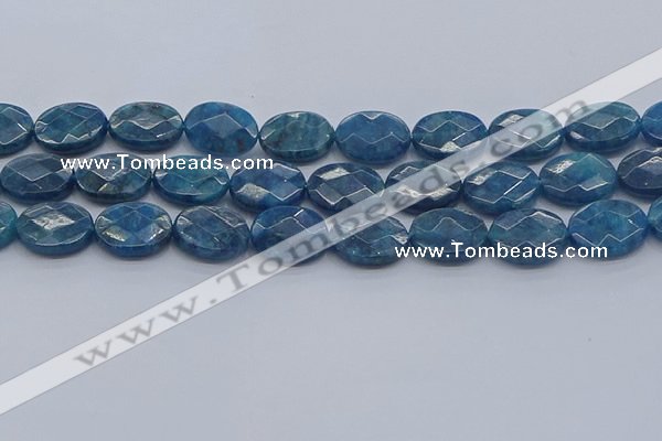 CAP392 15.5 inches 13*18mm faceted oval apatite gemstone beads