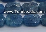 CAP396 15.5 inches 10*14mm faceted rectangle apatite gemstone beads