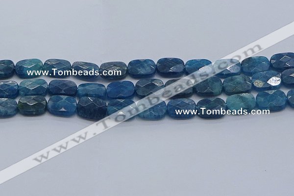 CAP396 15.5 inches 10*14mm faceted rectangle apatite gemstone beads