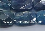 CAP399 15.5 inches 15*20mm faceted rectangle apatite gemstone beads