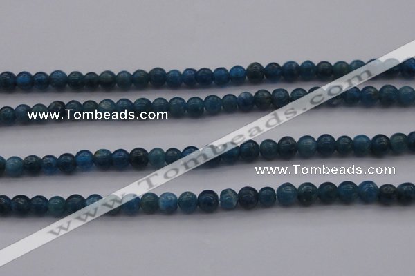 CAP400 15.5 inches 4mm round A grade natural apatite beads