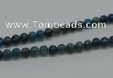 CAP51 15.5 inches 4mm round dyed apatite gemstone beads wholesale