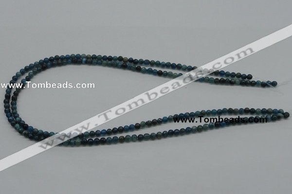 CAP51 15.5 inches 4mm round dyed apatite gemstone beads wholesale