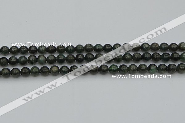 CAP511 15.5 inches 6mm round green apatite gemstone beads