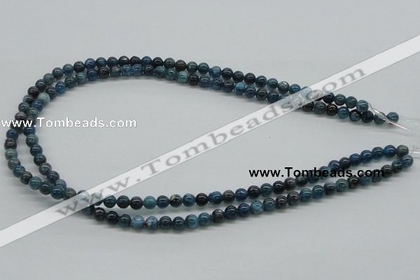 CAP52 15.5 inches 6mm round dyed apatite gemstone beads wholesale