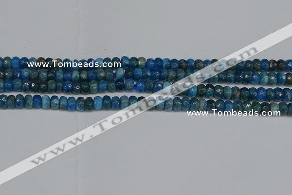 CAP528 15.5 inches 3*5mm faceted rondelle apatite gemstone beads