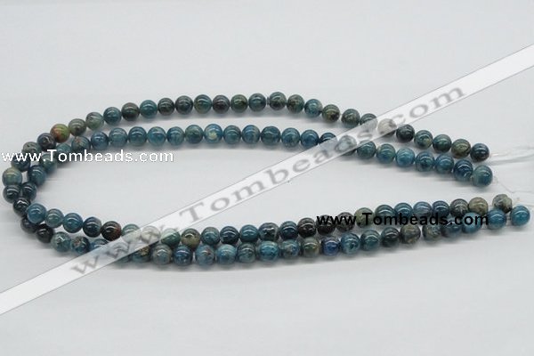 CAP53 15.5 inches 8mm round dyed apatite gemstone beads wholesale