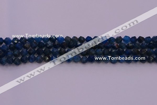 CAP561 15.5 inches 6mm faceted nuggets apatite gemstone beads