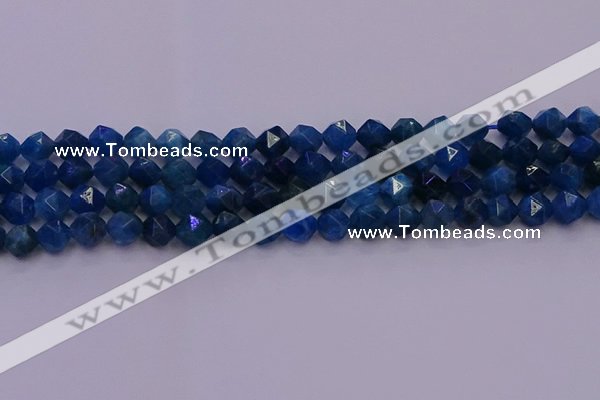 CAP571 15.5 inches 6mm faceted nuggets apatite gemstone beads