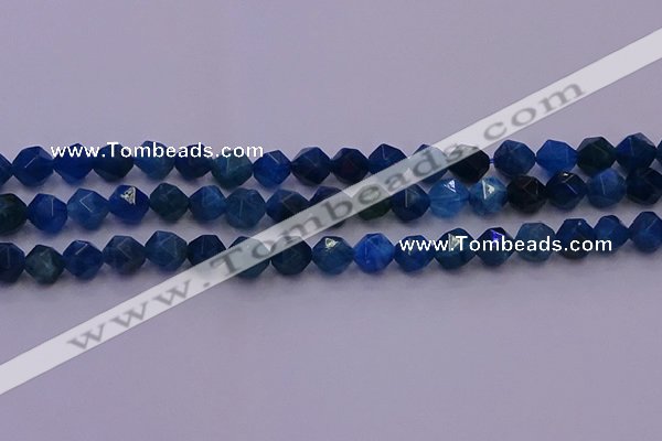 CAP572 15.5 inches 8mm faceted nuggets apatite gemstone beads