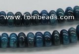 CAP58 15.5 inches 6*10mm rondelle dyed apatite gemstone beads wholesale