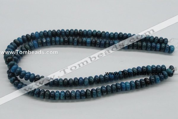 CAP58 15.5 inches 6*10mm rondelle dyed apatite gemstone beads wholesale