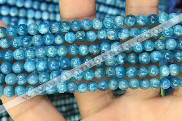 CAP605 15.5 inches 5mm round natural apatite gemstone beads