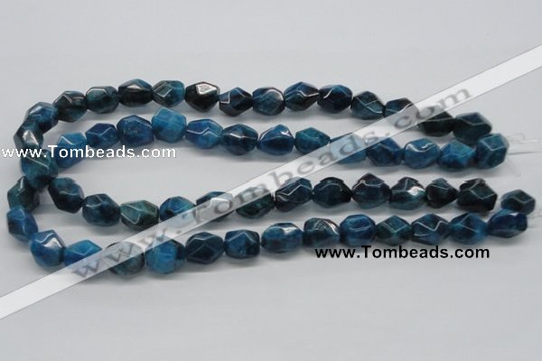 CAP61 15.5 inches 13*15mm nugget dyed apatite gemstone beads wholesale