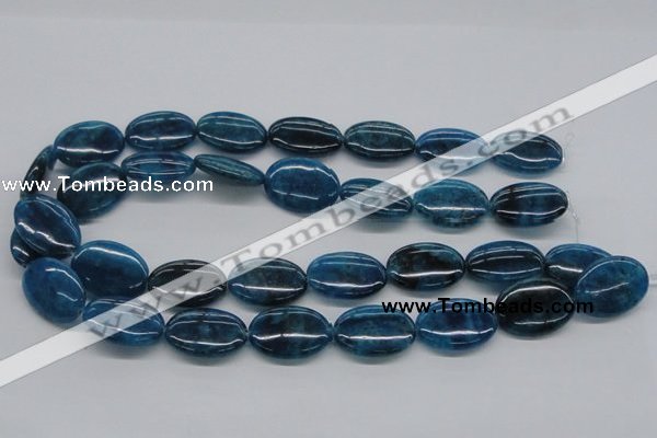 CAP66 15.5 inches 18*25mm oval dyed apatite gemstone beads wholesale