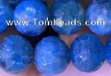 CAP660 15.5 inches 8mm faceted round apatite gemstone beads